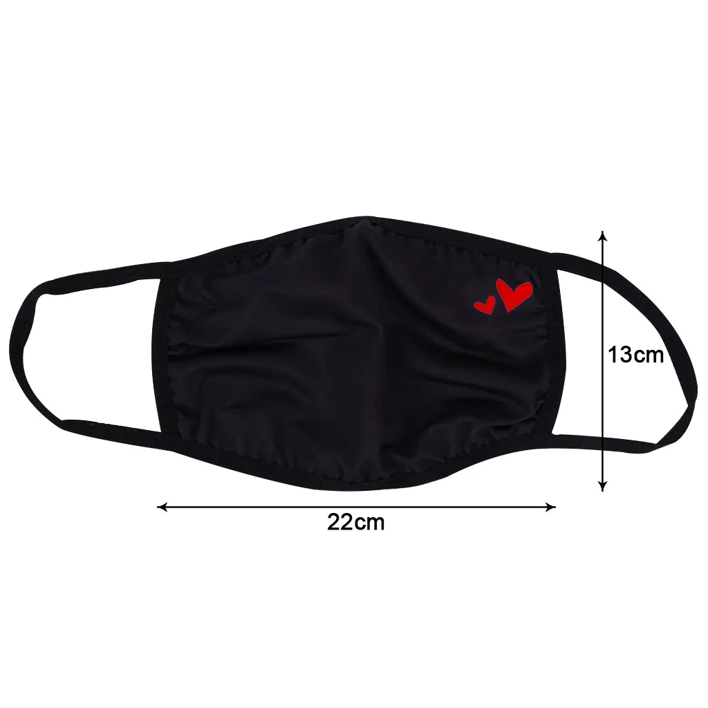 1 шт. маска черный Моющиеся Многоразовые эластичный ушной защитные ветрозащитный