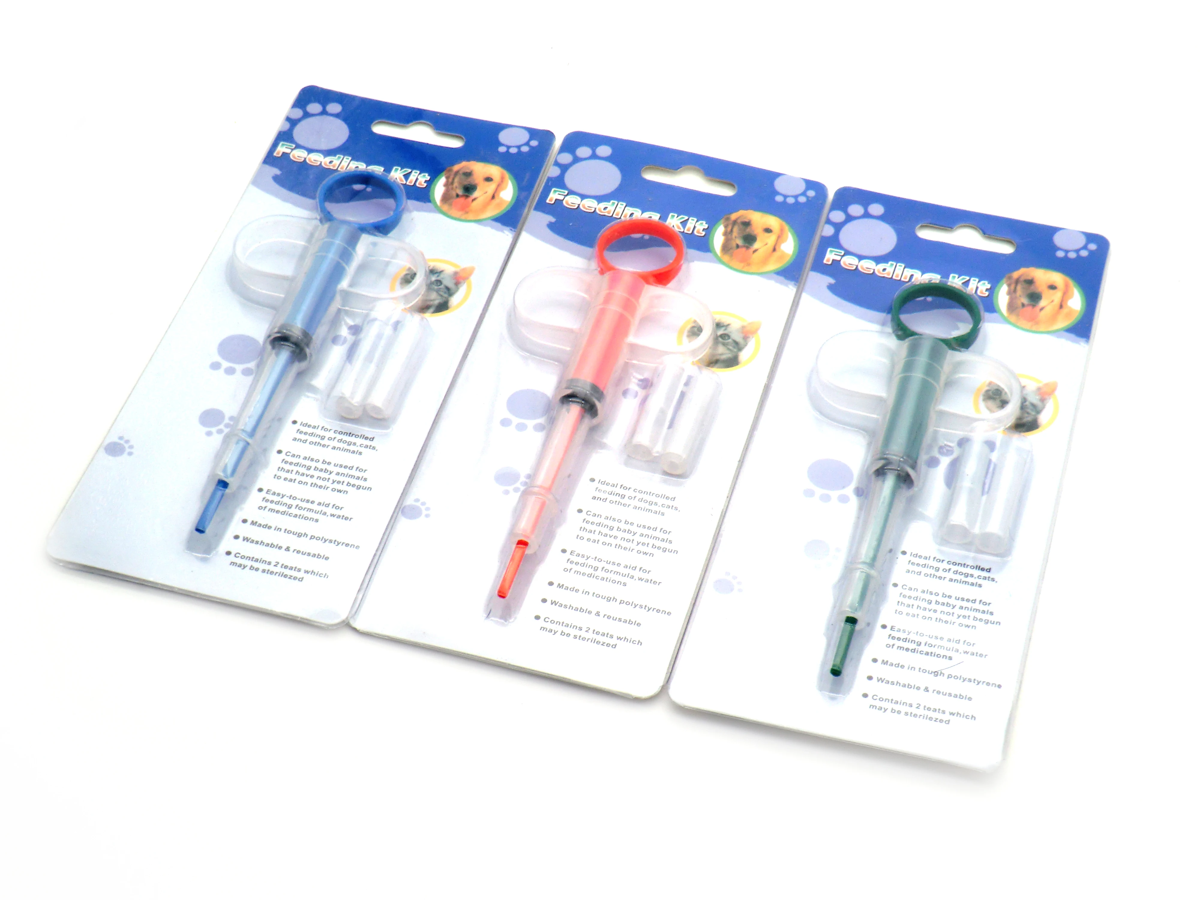 Оптовая продажа 20 шт. детский инструмент для кормления собак инжектор воды