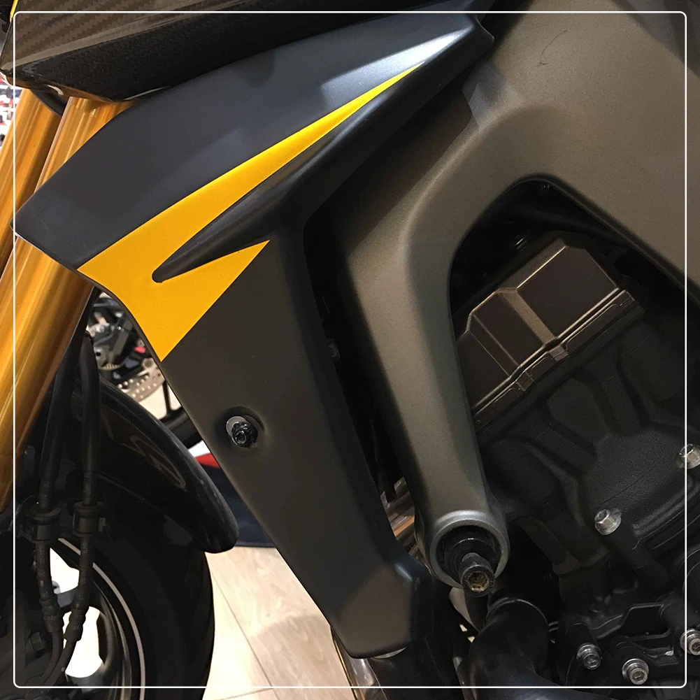 Для Yamaha FZ MT FJ 09 радиатор сбоку Панель Защитная крышка обтекатель MT09 FZ09 FJ09 MT-09 FZ-09 FJ-09 ABS Пластик
