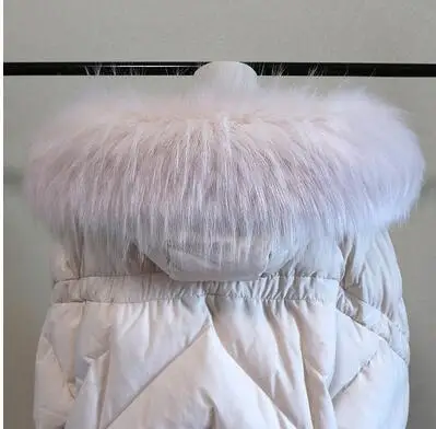light khaki Осенне-зимний женский шарф из енота, лисы, воротник из искусственного меха, шарф с капюшоном, мех меховой воротник, шарф 90 см, R1933 - Цвет: light khaki