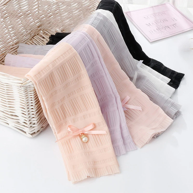 

1Pair Women Elegant Arm Sleeves Lovely Bow Cool Sun UV Protection Arm Covers Running Cycling Bicycle Arms Sleeves