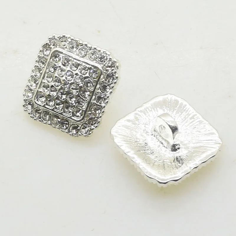 

ZMASEY NEW Fives Size 10Pcs/Lot Diamond Buttons Crystal Button for Clothing DIY Hand Sewing Dectorative Accessories