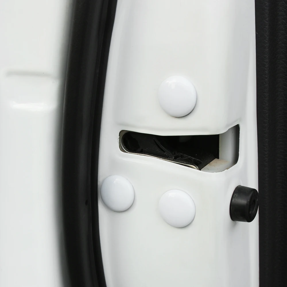 12 шт. Защитные наклейки на винты дверей автомобиля замки для водонепроницаемые