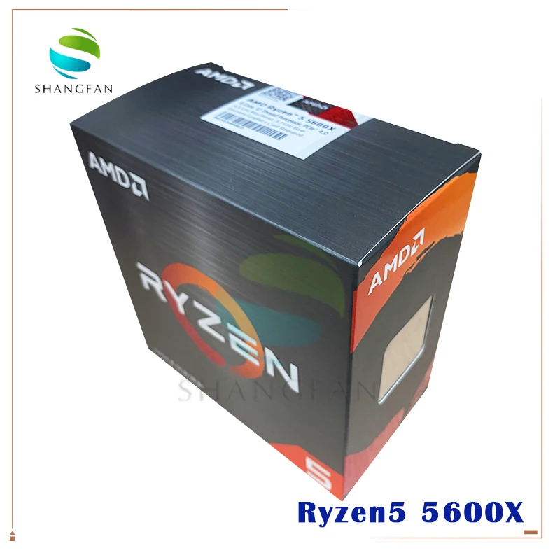 Новый процессор AMD Ryzen 5 5600X R5 3 7 ГГц шестиядерный двенадцатипоточный 65 Вт L3 = 32M 100