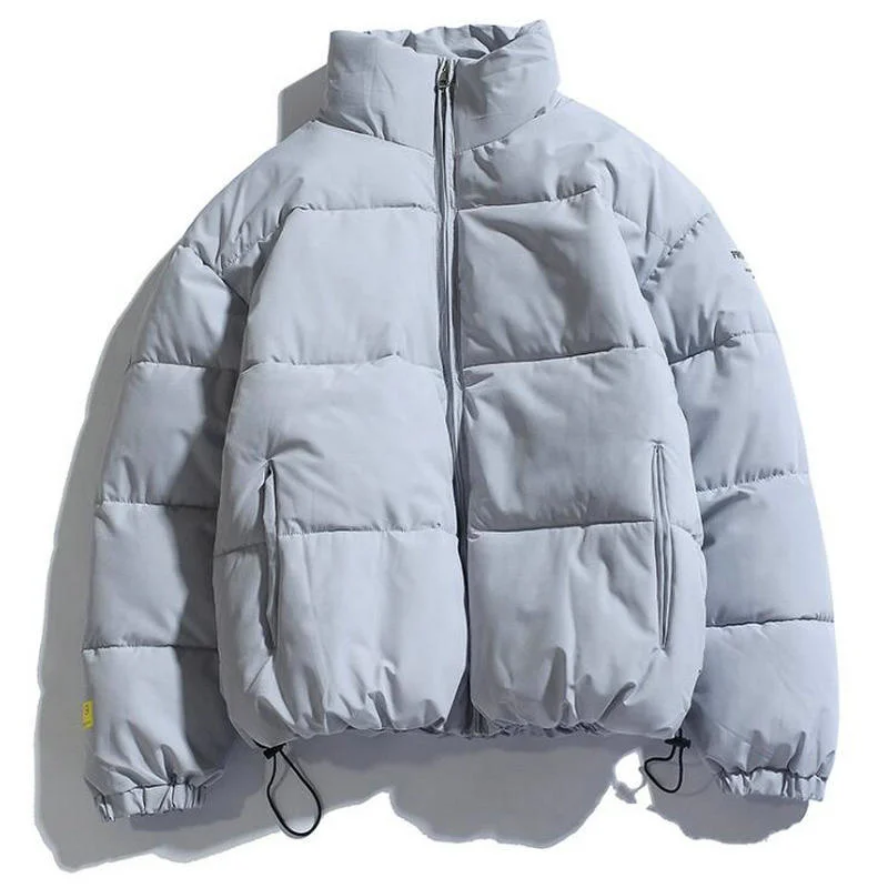 

2021 casaco de inverno quente dos homens parkas streetwear casacos de algodo fino masculino jaquetas à prova de vento