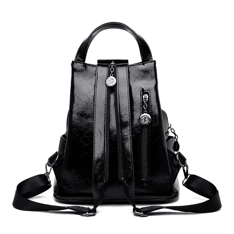 Роскошный женский рюкзак сумка на плечо из высококачественной кожи