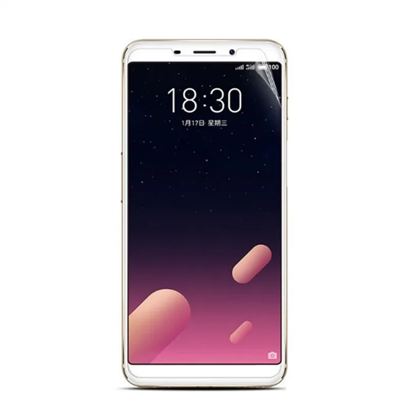 Прозрачная Гидрогелевая пленка Взрывозащищенная мягкая для Meizu M3/M3 Note/M3S/M3E/M3 Max