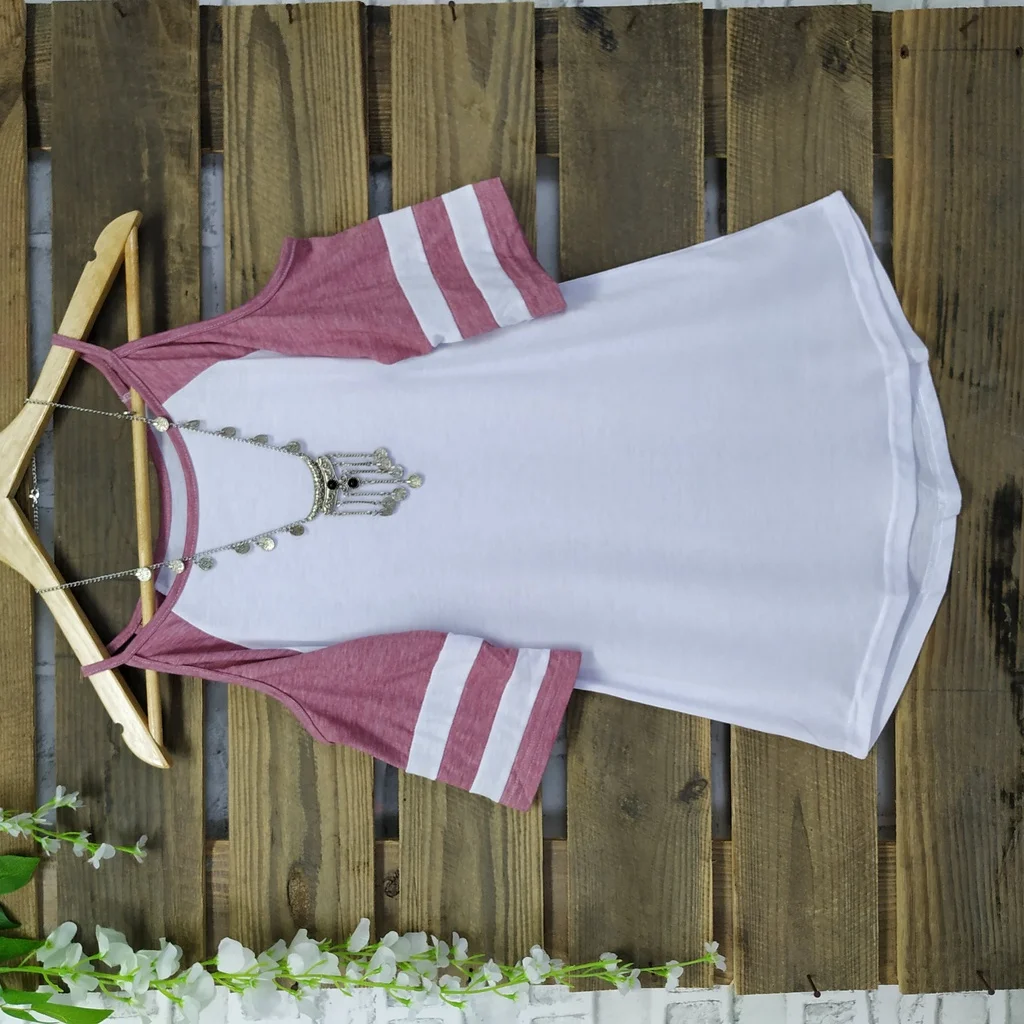 

Women Sommer Casual Printed Sleeveless Tank Camisole Vest T-Shirt Basic Tunic