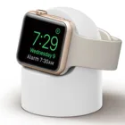 Силиконовая домашняя зарядная док-станция для Apple Watch 6 5 4, держатель, ночная подставка карамельных цветов, держатель для iWatch 3 2 1, держатель для часов