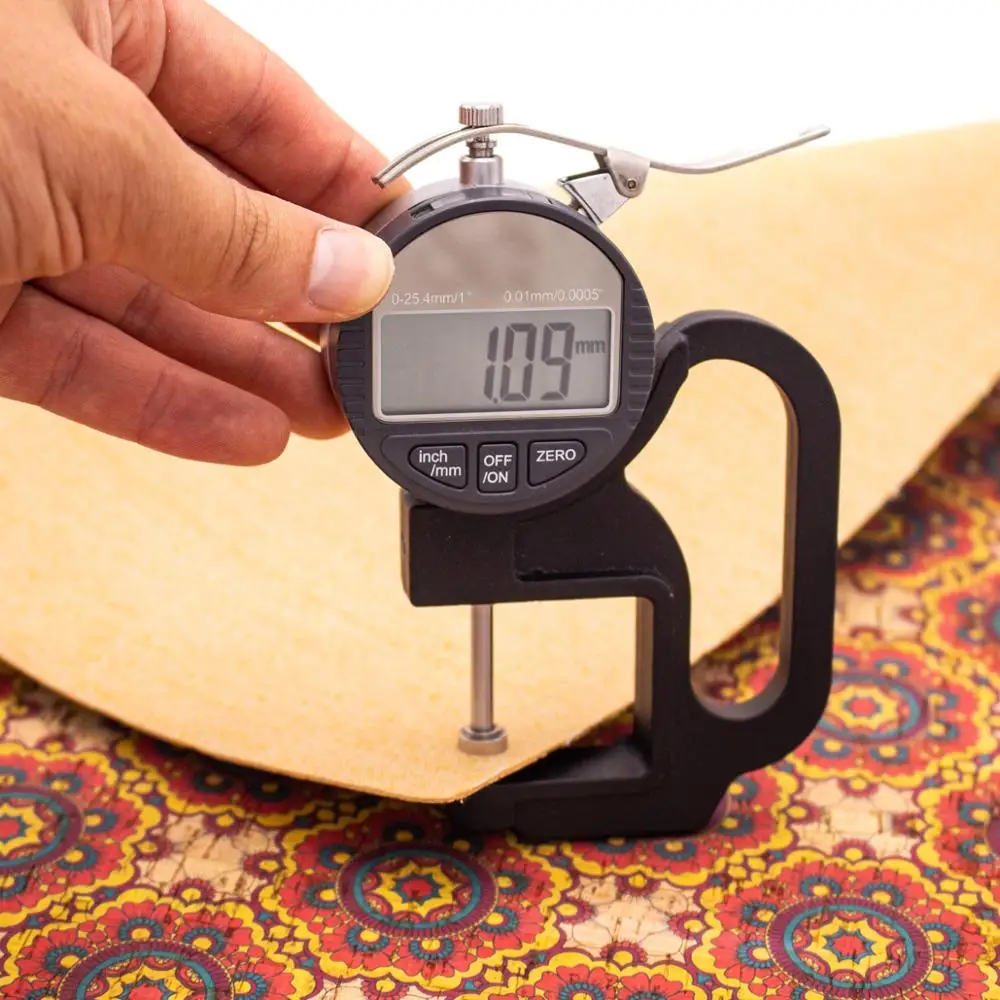 Натуральный пробковый материал португальский цветочный узор COF 277|Ювелирная