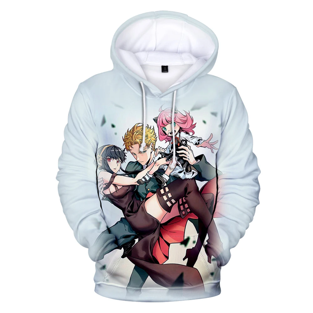 2021 г. худи SPY×FAMILY с 3D принтом Женская/Мужская модная толстовка капюшоном лидер