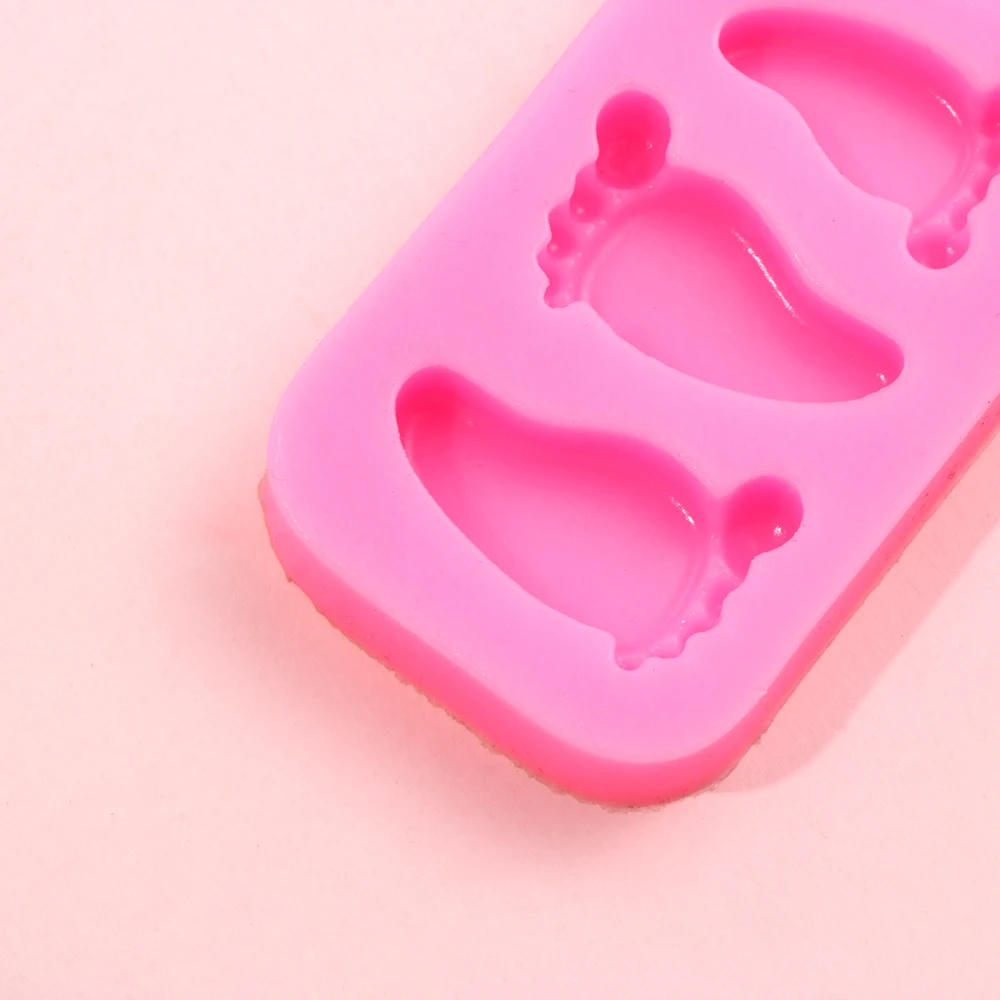1 шт. форма для торта 3D детской ноги силиконовая детского душа шоколадный торт