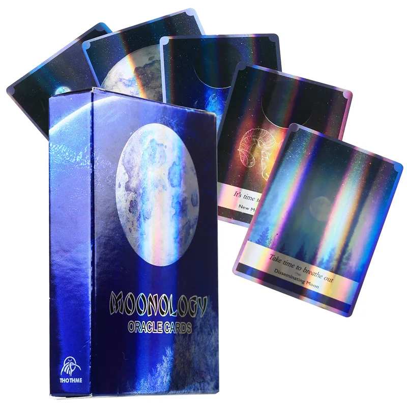 

Moonology Oracle Tarot Board Game Toys Oracle Rider Waite Party Divination Prophet Prophecy Card Poker Board Gift Checkerboard