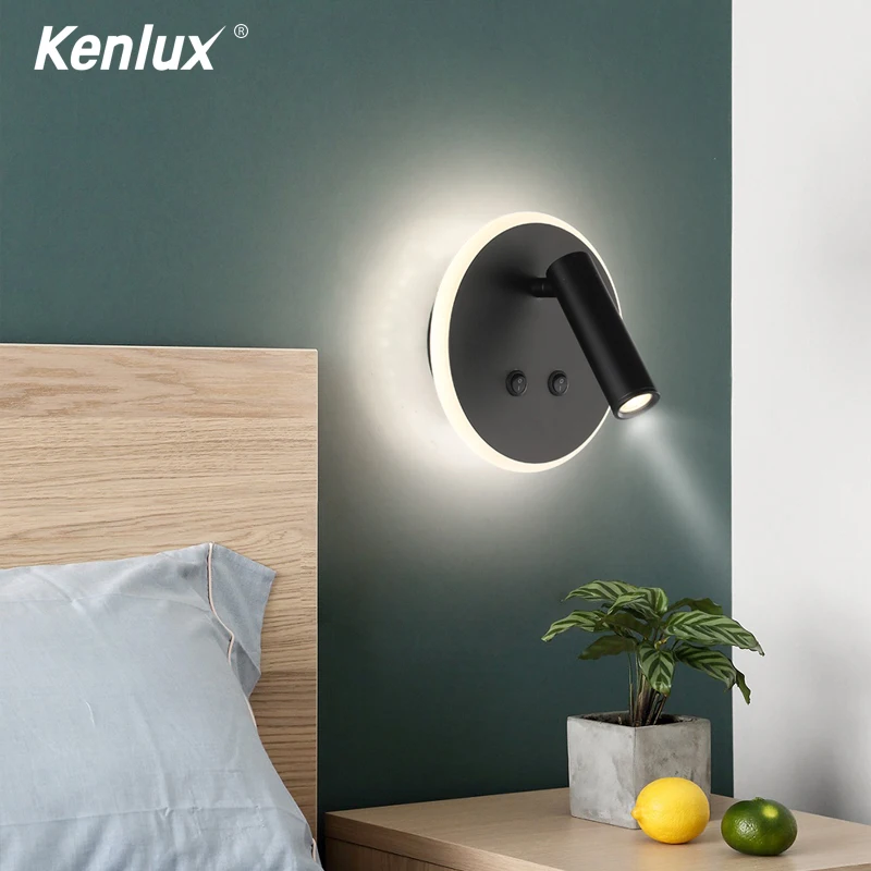 Современный минималистичный светодиодный алюминиевый светильник прикроватная