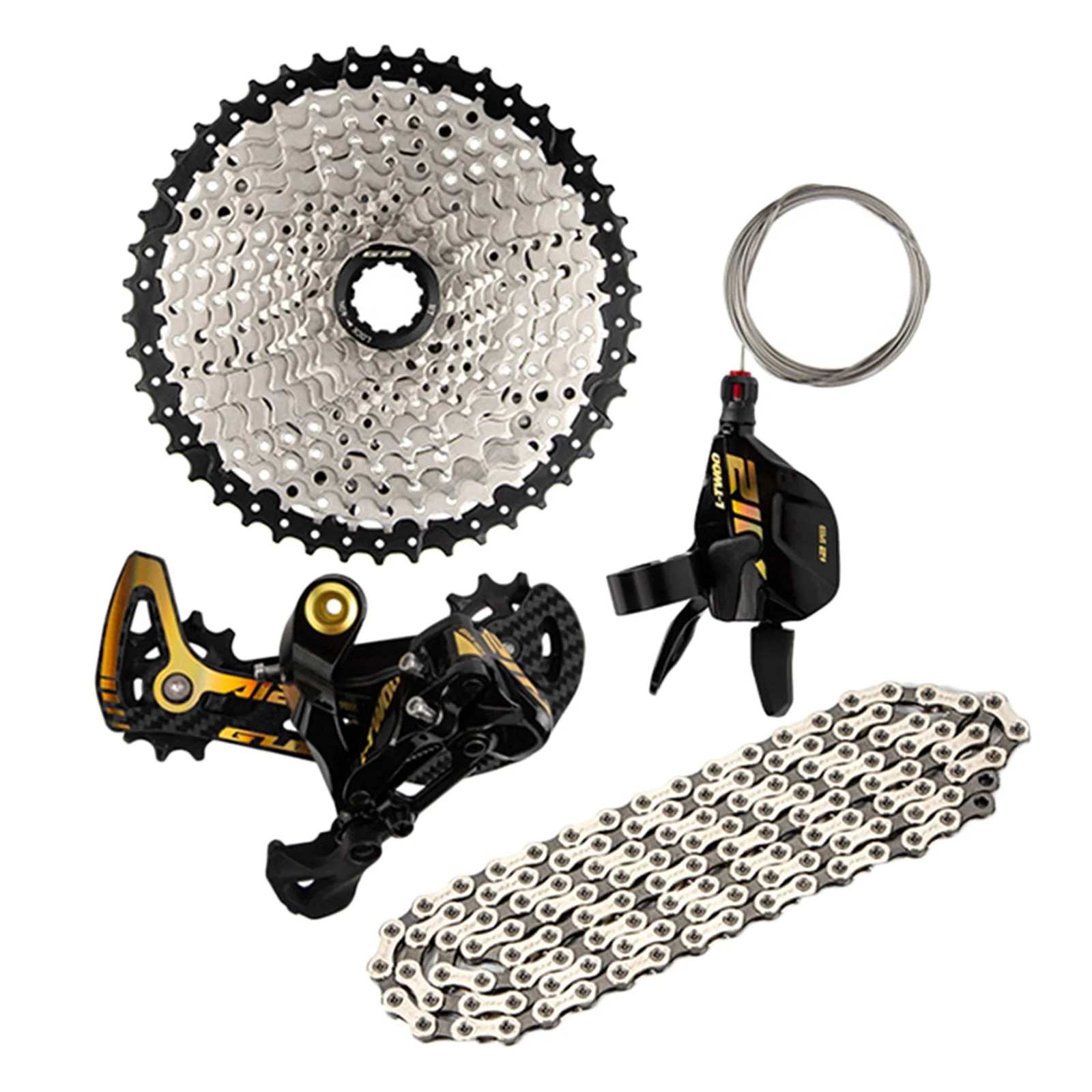 

12Speed Cassette 11-46T Bike Rear Derailleur Transmission Shifter Steel Bike Components Parts Chain Accessories