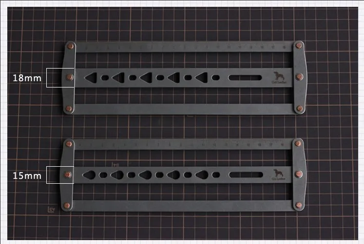 Pаспродажа Пояс позиционирования вспомогательная линейка ручной работы кожаный инструмент для искусства