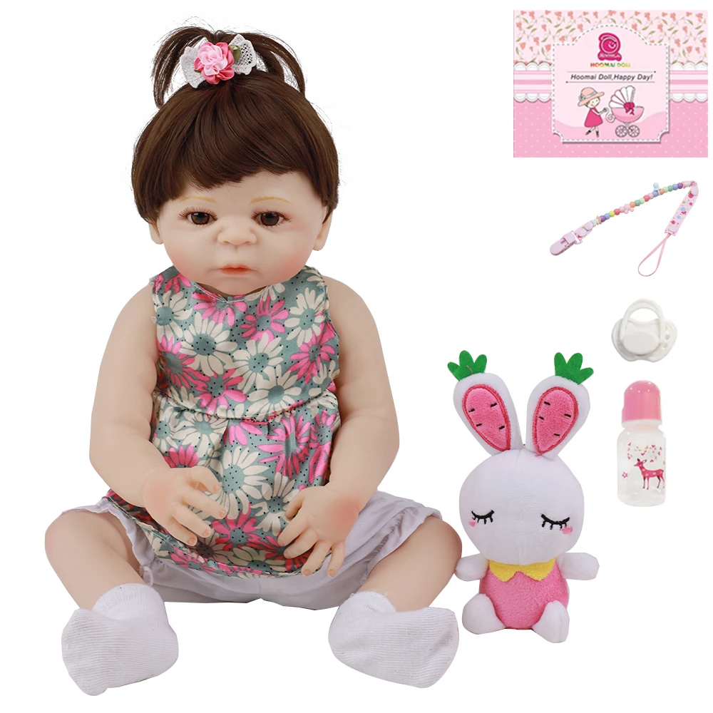 

Лидер продаж, полностью силиконовая кукла-младенец, 48 см, милая модная виниловая кукла-принцесса для новорожденных, 18 дюймов, куклы-реборн д...