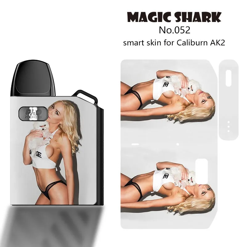 3M Stereo Matte Anime Skull Leaf Flower Game Over Girl Cover Skin Film for Caliburn Koko AK2 Sticker Case Uwell |