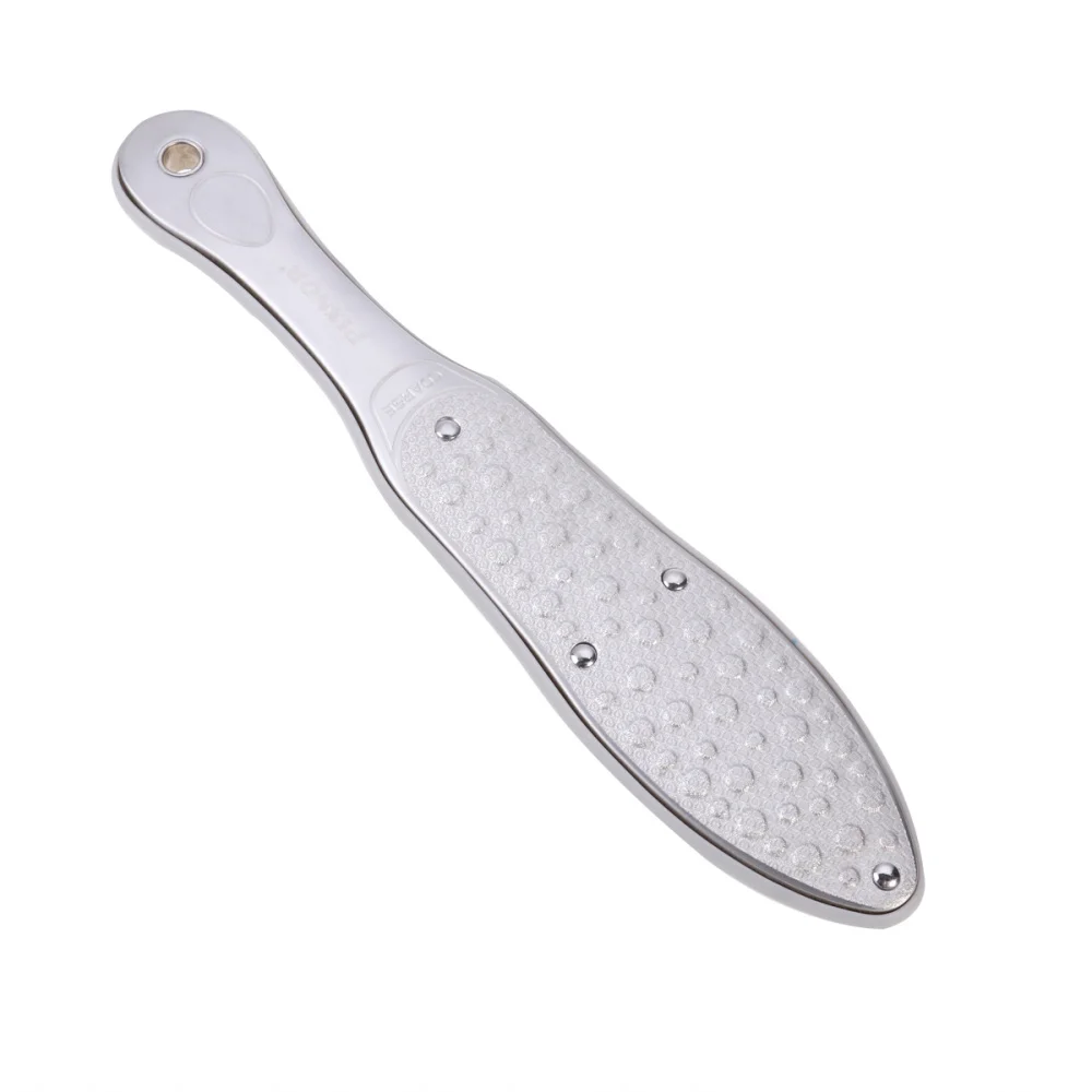 

Professional Sunflower Stainless Steel Calluse Remover Pedicure File Pedicure Scrubber for Hard Skin (Grey)