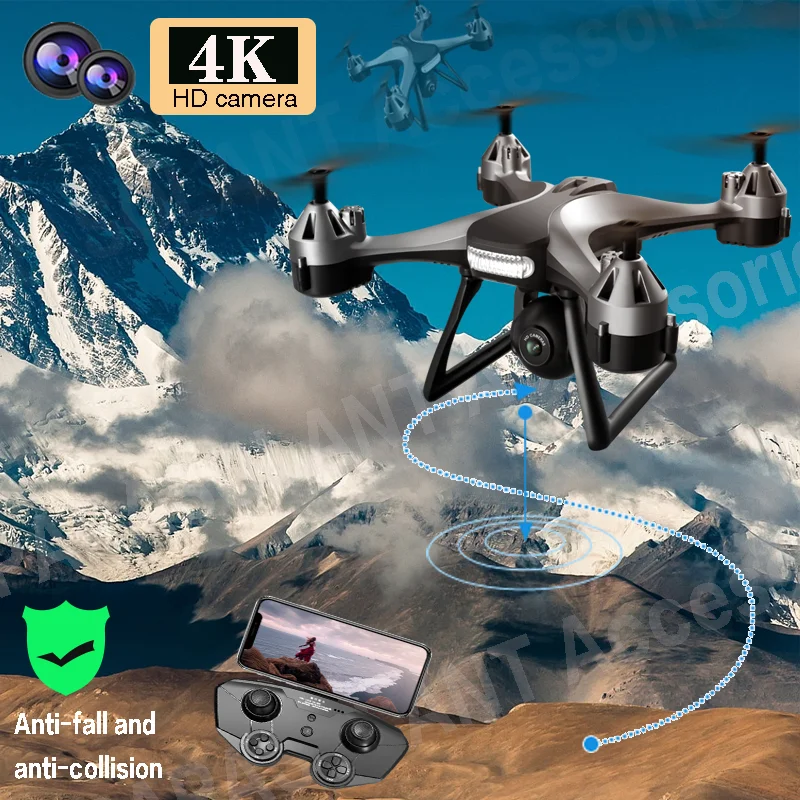 

JC801 Drone 4K HD Dual Professional Cameras WIFI FPV Altitude Hold RC Quadcopter Helicopters Dron Remote Control Toys For Boys