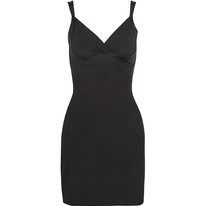 Облегающее платье для похудения коррекции фигуры бесшовное с высокой талией