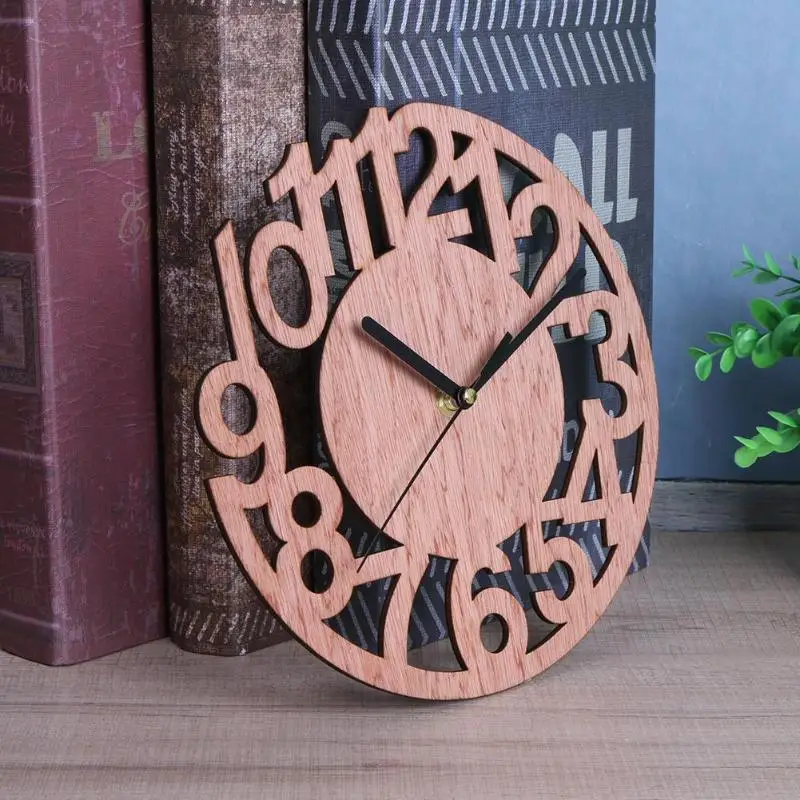Деревянные настенные часы сделай сам Подвесные для дома гостиной кофейни