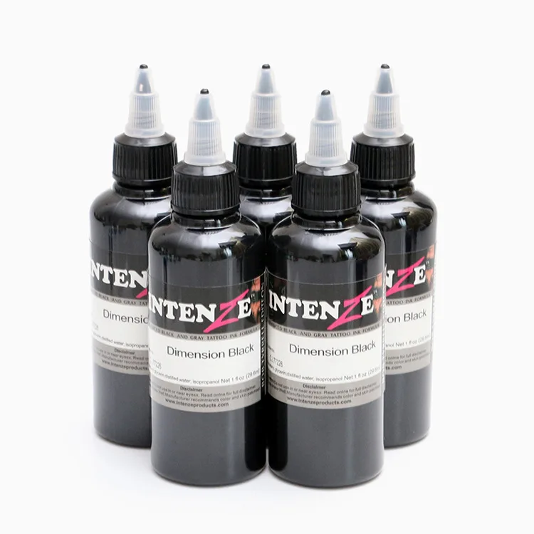 

100ml Professinal Tattoo Ink Pigment Set Body Arts Black Tattoo Inks Permanent Makesup Paints Natural for Tattoo