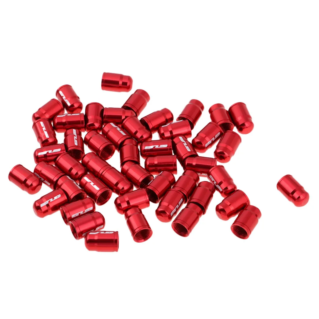 

50pcs/bottle Alloy Mountain Road Bicycle Bike Tire Valve Caps Dust Covers