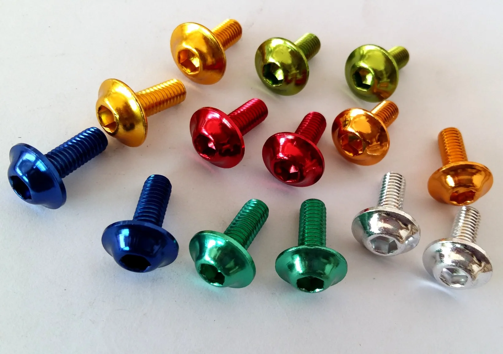 10 шт. алюминиевые Обтекатели для мотоциклов с ЧПУ 6 мм зажимы крепления скорости