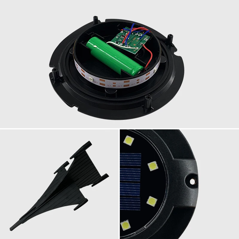 

LED Solar Path Light Solar Power Buried Lights Ground Lamp Outdoor Path Way Garden Decking Underground Lamps
