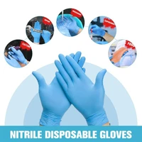 100pcs set disposable gloves pvc for home cleaning dishwashingfoodrubbergarden gloves universal glove for left right hand