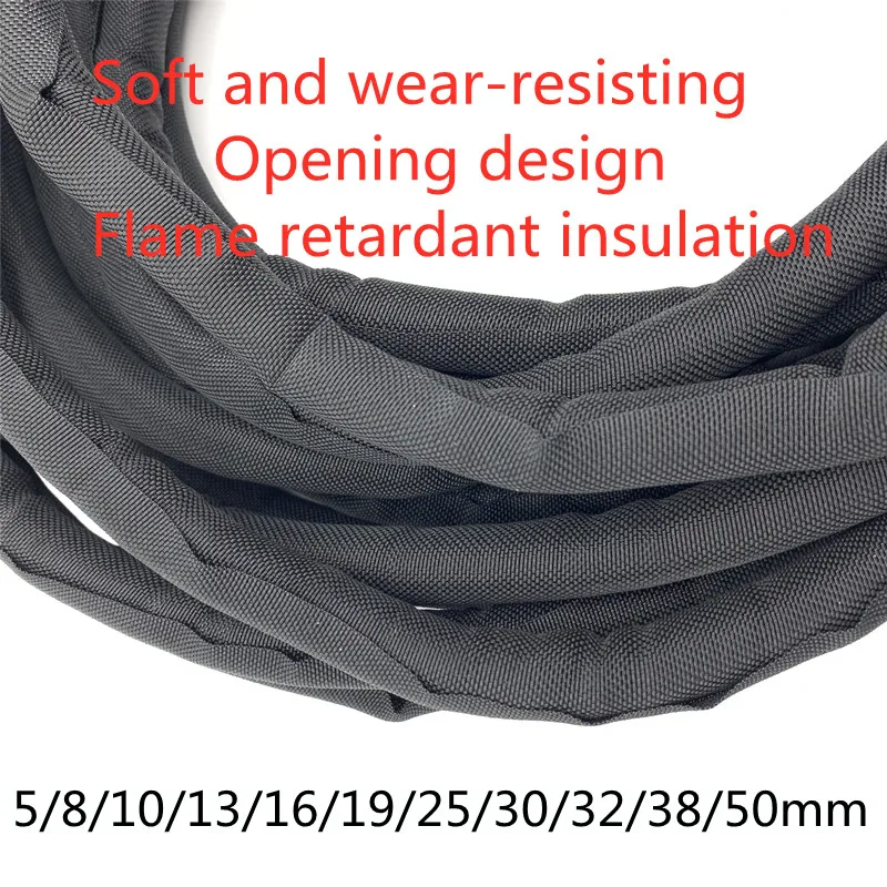 

Cable Sleeve Expandable Braided 5 8 10 13 16 19 20 25 32 mm PET Self Closing Pipe Hose Tube Protector Harness Nylon Wire Wrap