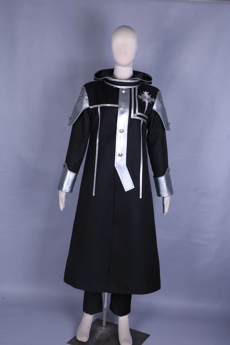 Унисекс японские костюмы для косплея аниме Cos D.Gray-man Allen Walker черная церковная