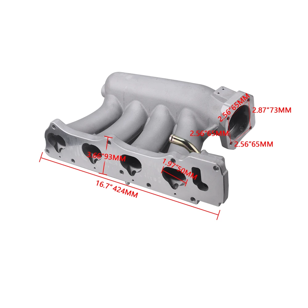 RASTP-алюминиевый впускной коллектор K24A2 K20Z3 для Honda Civic 06-11 Acura TSX 04-08 черныйсеребристый RS-CR1825 (art.: 3920cc4fa4250) - 3920cc4fa4250