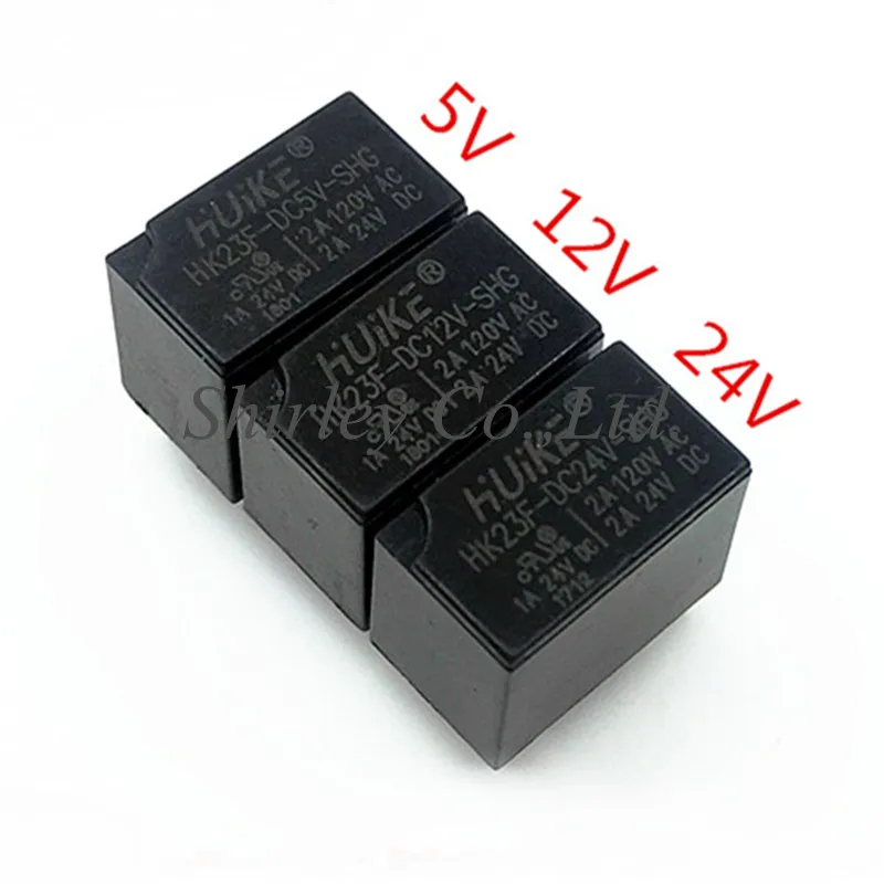 Бесплатная Shipping100 % новое оригинальное реле hui Ke HK23F-DC5V-SHG HK23F-DC12V-SHG HK23F-DC24V-SHG 2A 120VAC 24VDC