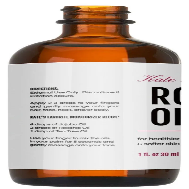 Масло семян шиповника USDA сертифицировано органическим холодным прессованным