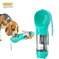 cawaii kennel dog water bottle dispenser pet feeders bowls for dogs cats dual use human pet spray type drinking water bottle