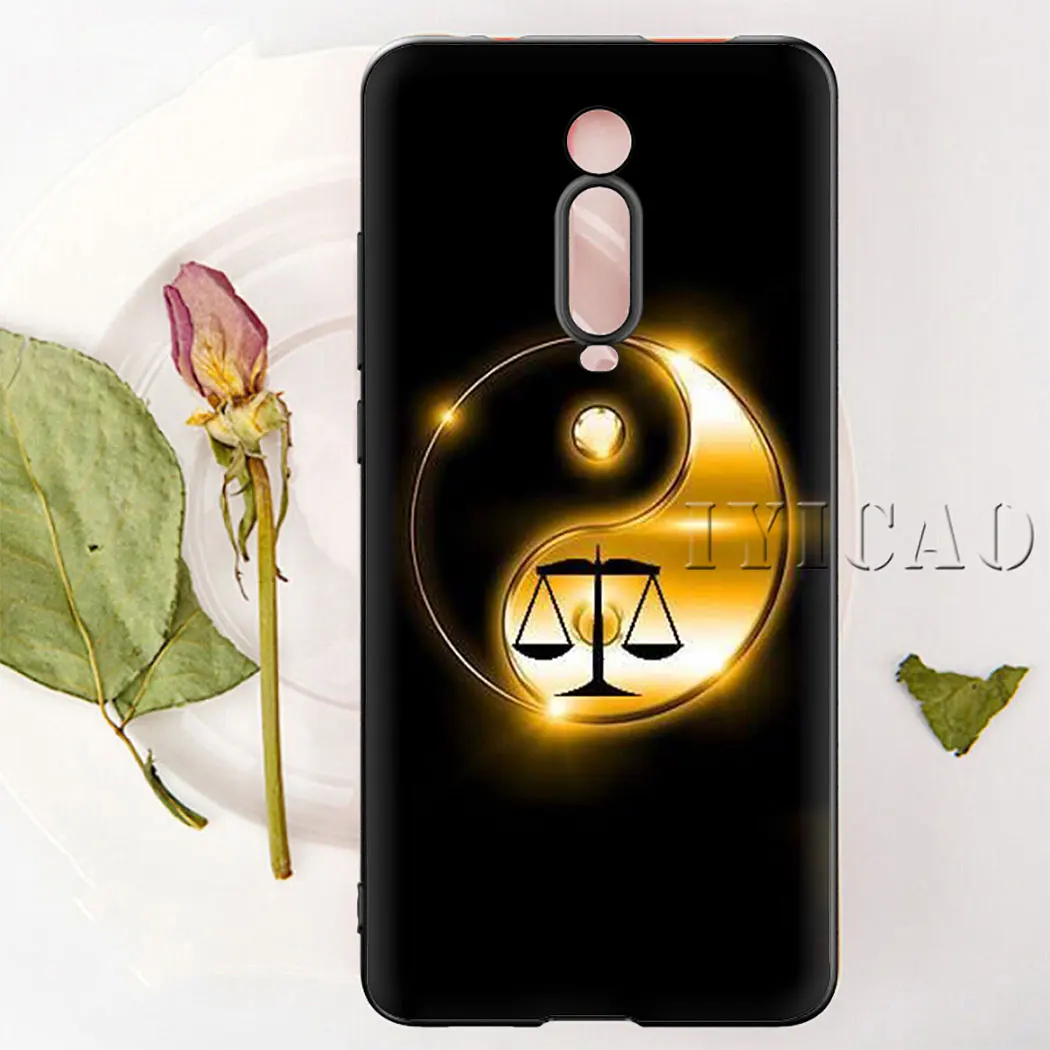IYICAO Инь Ян китайский Мягкий силиконовый чехол для Redmi Note 5 6 7 8 Pro 5A Prime 7A K20 Go TPU