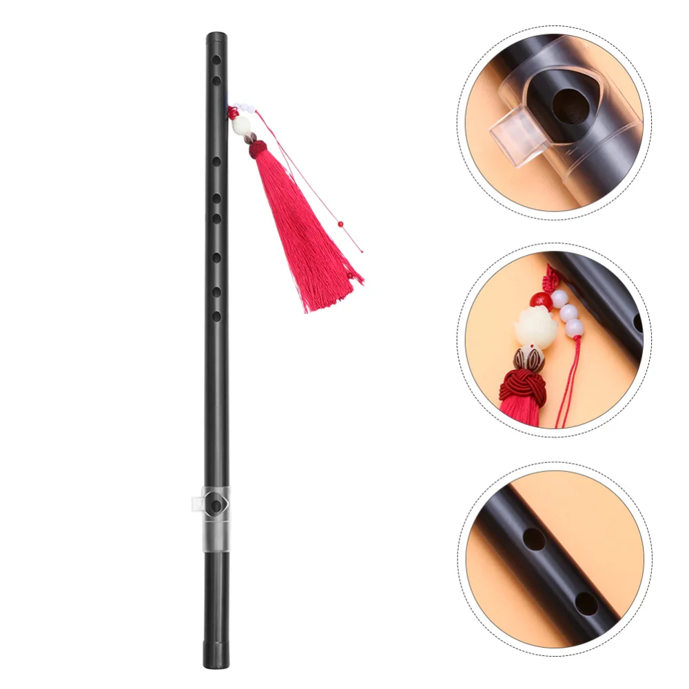 

1 Pc Chinese Flutes Introductory Wooden Flute Portable Beginners Flutes (Key)