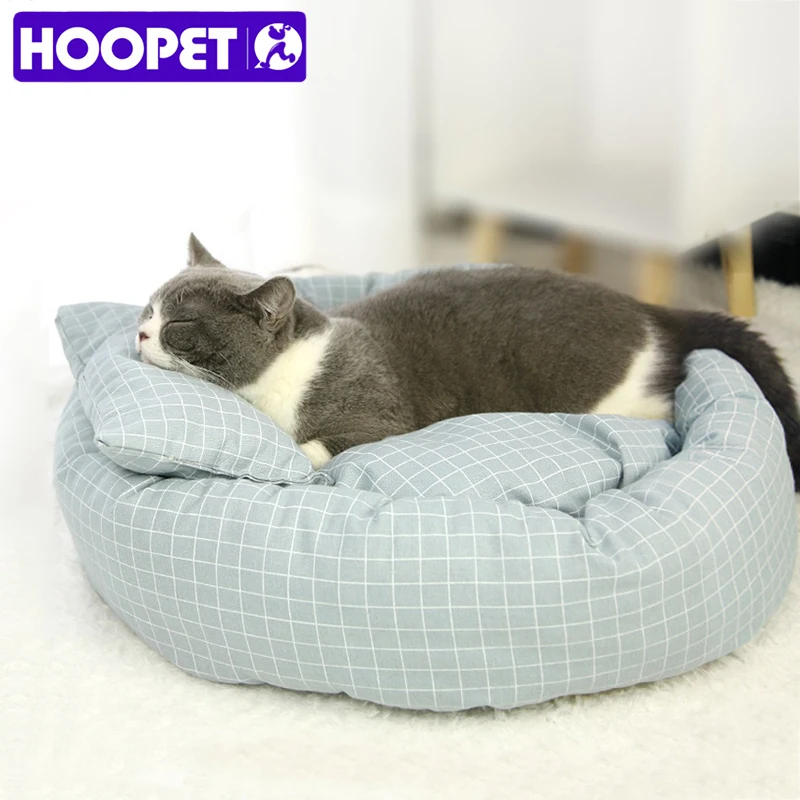 HOOPET Pet кошка диван Собака Кровати дышащее дно Мягкая теплая кошка кровать дом для маленьких средних подушки для собак товары для собак