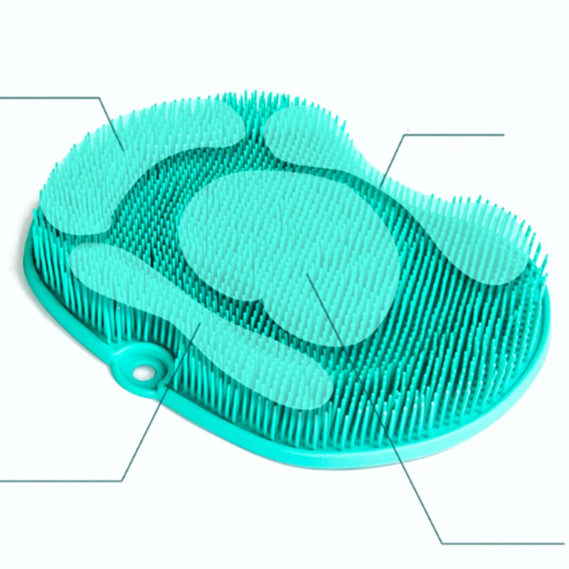 1 шт. силиконовая щетка для мытья ног стоп|Банные щетки губки и скребки| |
