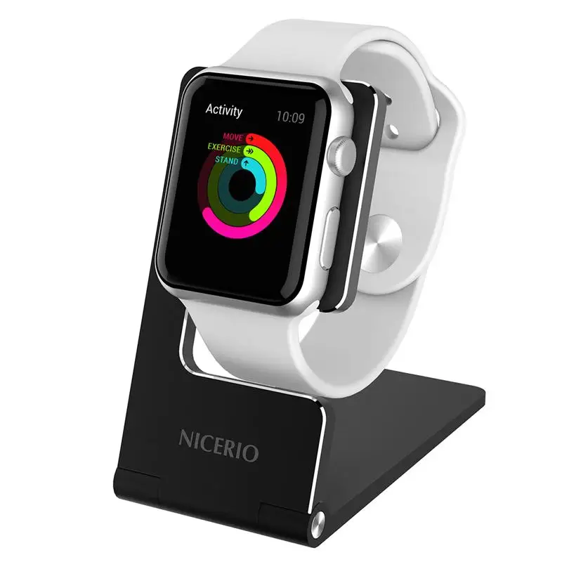 NICERIO металлический алюминиевый держатель зарядного устройства для Apple Watch