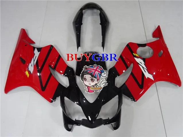 Лидер продаж красные черные Обтекатели F4i для Honda CBR600F4i 2004 2005 2006 ABS мотоциклетные