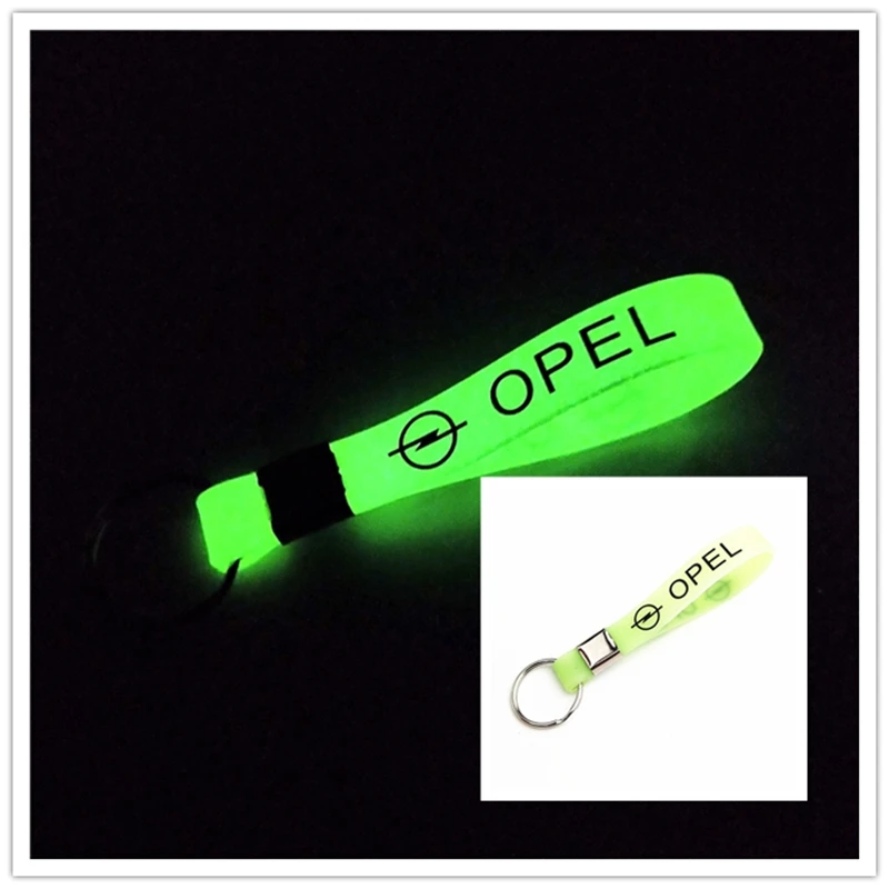 Светящаяся силиконовая Автомобильная наклейка кольцо для ключей Ford VW GOLF skoda bmw audi