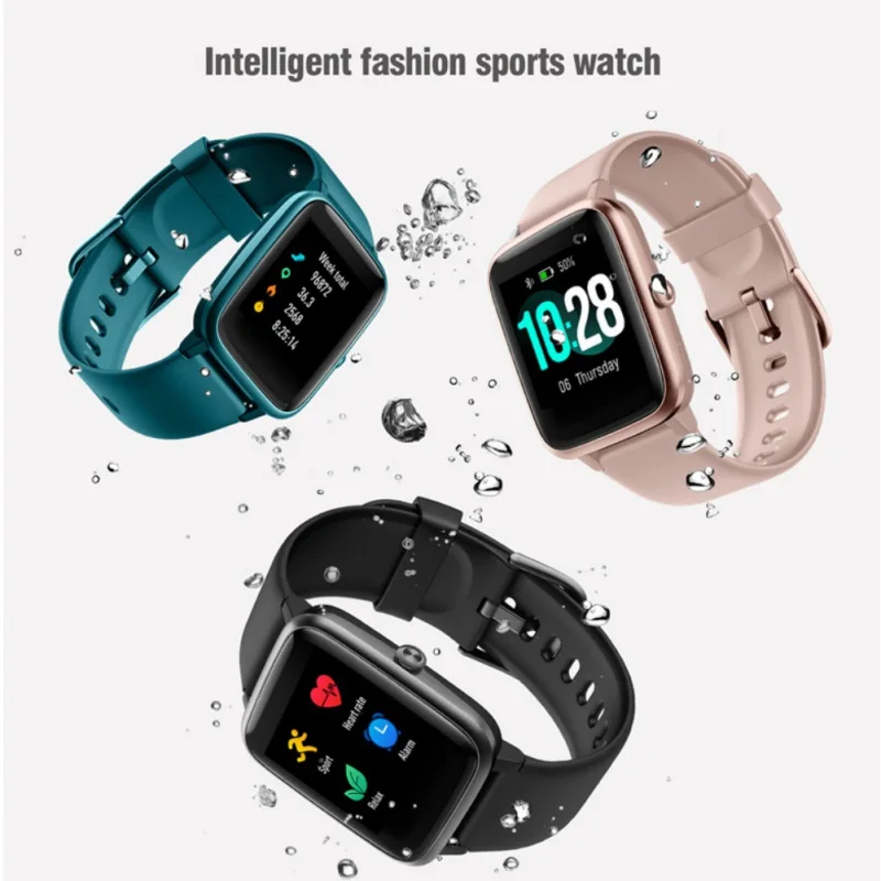

Smart Watch Women Men 1.3 Inches Color Screen IP68 Waterproof Heat Rate Monitor Sports Bracelet Smartwatch