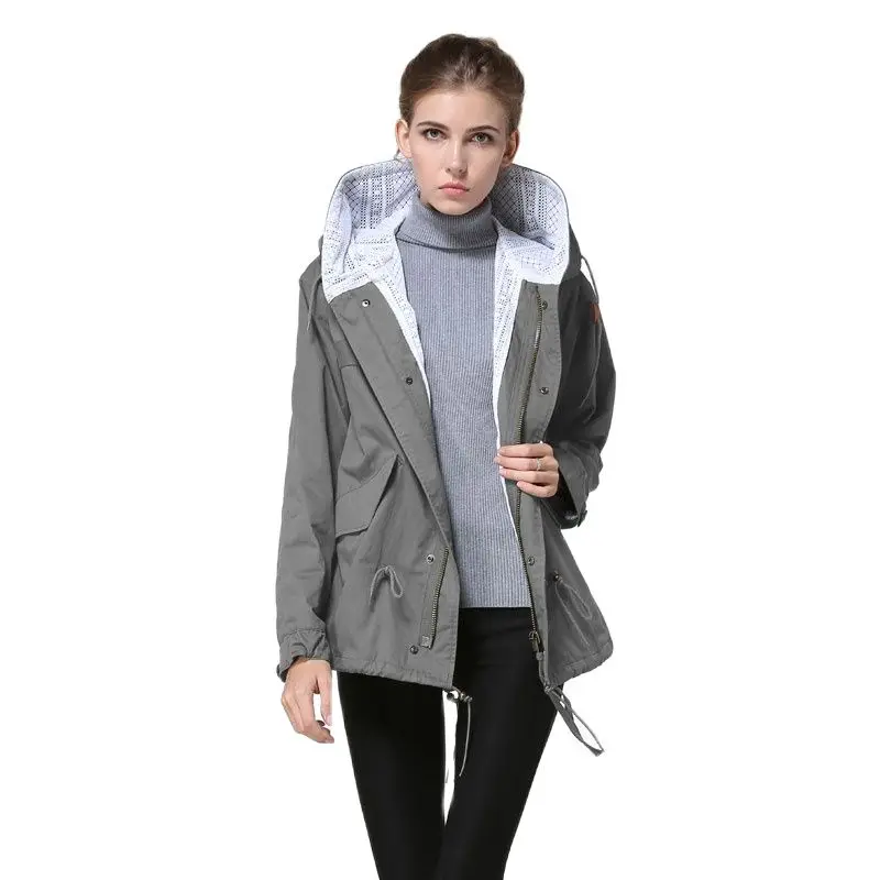 Новое поступление 2017 дышащий простой тренчкот с узором в клетку для унисекс