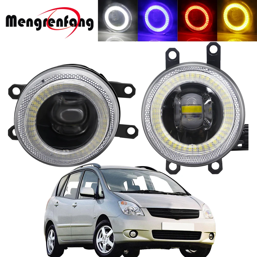 

Противотуманные фары 2 в 1 для водителя автомобиля и пассажира, светодиодсветодиодный, дневные ходовые огни «ангельский глаз», DRL 30 Вт, 12 В, дл...