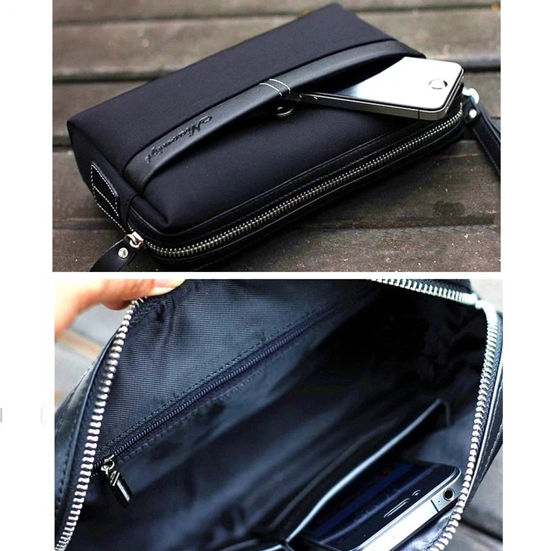 

Men's wallet 2021 clutch bag large capacity fashion long zipper business wallet coin bag portable storage folder bag hand bag