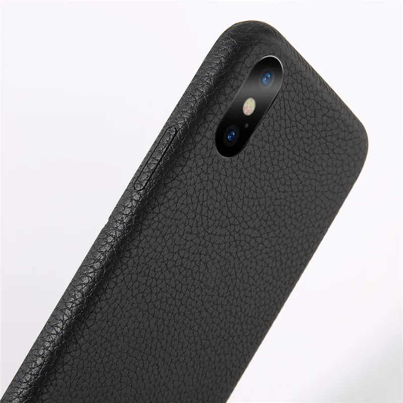 Lovebay Телефон чехол для iPhone 6 7 8 Plus роскошный бизнес матовый мягкий PU для iPhone X XR XS Max Противоударный задняя крышка Чехлы подарок