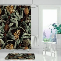 modern bathroom screen decoration custom plant bathroom curtain design 180180 waterproof shower curtain